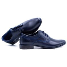 Pánská společenská obuv 108 navy blue velikost 43