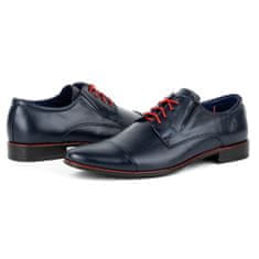 Pánská společenská obuv 286 navy blue velikost 48