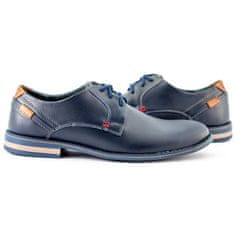 Elegantní pánská obuv 859 navy blue velikost 45