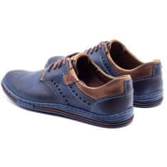 Pánská obuv Casual 402 navy blue velikost 48