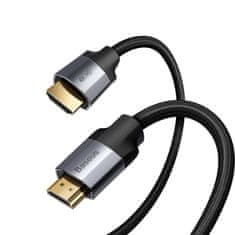 BASEUS Kabel 1m 2x HDMI Male 4kHD Baseus Enjoyment Series CAKSX-E0G šedá + černá