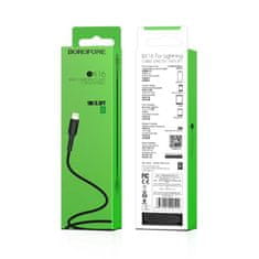 Borofone Kabel iPhone Lightning 1m, 2A - Borofone Easy BX16 černý