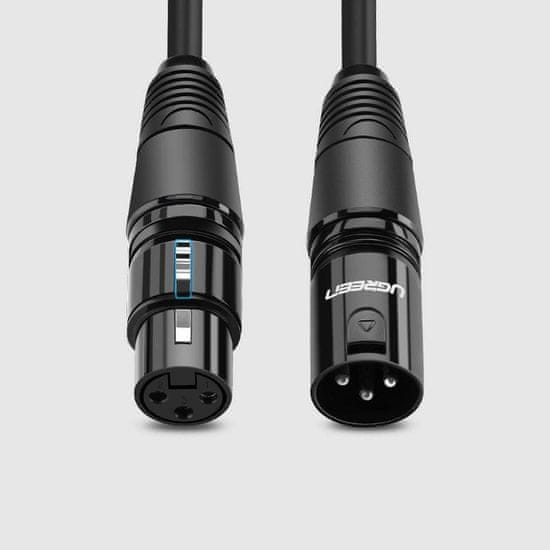 OEM Kabel UGREEN AV130 XLR female to XLR male cable - 2m černý