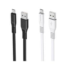 Borofone Datový kabel micro USB 1m, 2,4A Borofone Wieldy BX23 černý