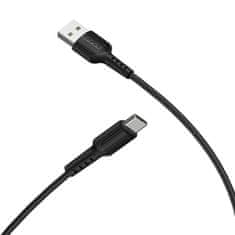 Borofone Kabel USB typ C 1m, 2A - Borofone Easy BX16 černý