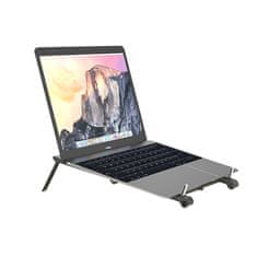 Tech-protect Skládací stojan pro notebook / telefon / tablet / smartphone černý