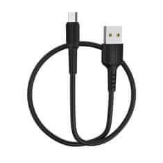 Borofone Kabel micro USB 1m, 2A - Borofone Easy BX16 černý