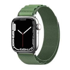 Techsuit Řemínek Techsuit – Watchband W037 – Apple Watch 1 / 2 / 3 / 4 / 5 / 6 / 7 / 8 / SE (38 mm / 40 mm / 41 mm) - Army Green