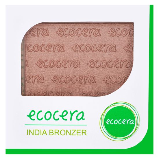 Ecocera Bronzující pudr India - duhový veganský pudr, vyhlazuje a dodává lesk, 10ml