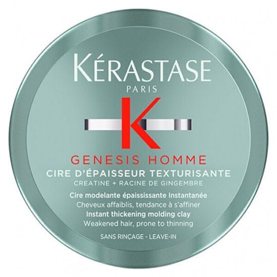 Kérastase Vosk pro zhuštění vlasů Genesis Homme (Instant Thickening Molding Clay) 75 ml