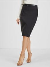 Orsay Černá dámská sukně s páskem 36