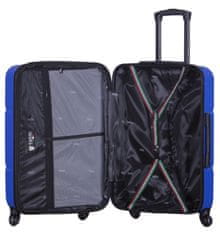 Cestovní kufr TUCCI T-0117/3-L ABS - modrá