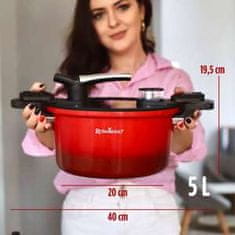 Rosmarino Nízkotlaký hrnec s inteligentní poklicí Fresh Cooker 5L, 24 cm