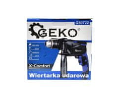 GEKO Příklepová vrtačka 13mm 810W GEKO X-Comfort