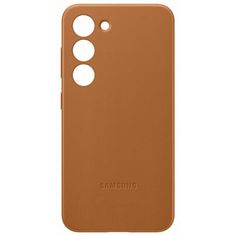 Samsung EF-VS911LAE Kožený Kryt pro Galaxy S23 Camel