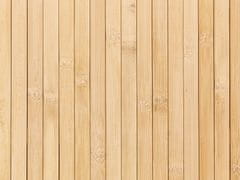 Beliani Bambusový koš s víkem světlé dřevo KANDY