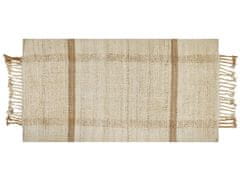 Beliani Jutový koberec 80 x 150 cm béžový YELMEZ