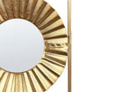 Beliani Nástěnná dekorace se zrcadly 39 x 90 cm zlatá MAICOBA