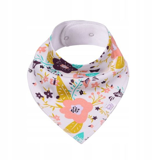 Simed Cotton Bib Bandana šátek květiny