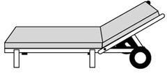 Doppler LIVING 2112 - polstr na zahradní lehátko