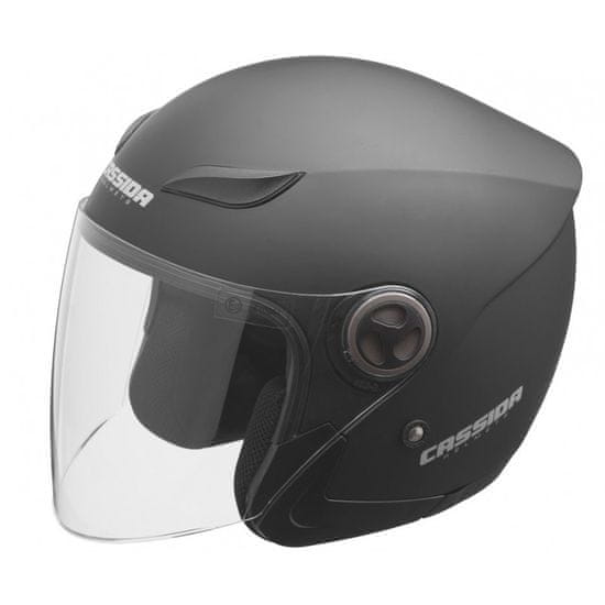 Cassida Moto helma Reflex Solid (Velikost: S (55-56), Barva: bílá)