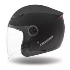 Cassida Moto helma Reflex Solid (Velikost: M (57-58), Barva: matně černá)