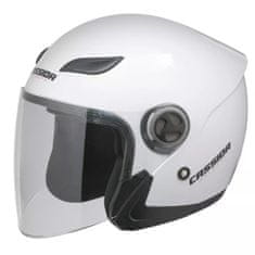 Cassida Moto helma Reflex Solid (Velikost: M (57-58), Barva: bílá)