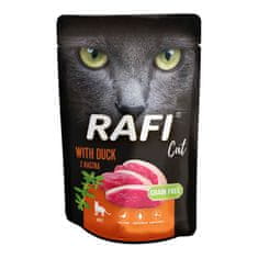 4DOGS Rafi Cat Kapsička Kachna 10 X 100 G