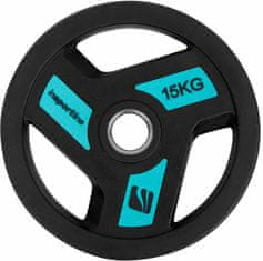 inSPORTline Pogumovaný olympijský kotouč Herk OL 15 kg 50 mm