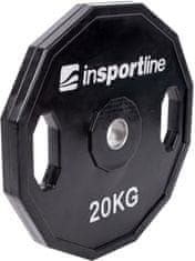 inSPORTline Pogumovaný kotouč Ruberton 20 kg 30 mm