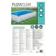 Greatstore Bestway Solární plachta na bazén Flowclear obdélník 703 x 336 cm modrá