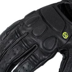 W-TEC Kožené moto rukavice Cherton (Velikost: M, Barva: černá)