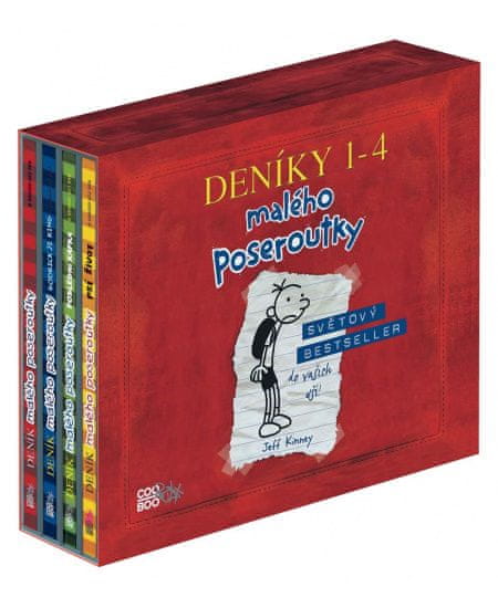 COOBOO Deník malého poseroutky (audio 1-4 BOX)