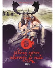 COOBOO Mlžný ostrov zbarvený do ruda