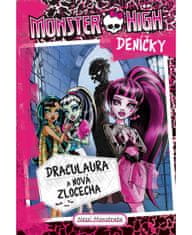 COOBOO Monster High deníčky – Draculaura a nová zlocecha