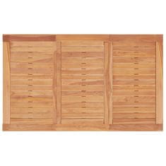 Greatstore Zahradní jídelní stůl 150 x 90 x 75 cm masivní teak