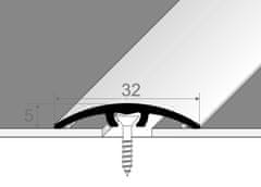Effector Přechodové lišty A66 - NARÁŽECÍ šířka 3,2 x výška 0,54 x délka 93 cm - dub bělený