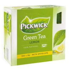 Pickwick Čajové krabice - Green Tea Lemon / 100 ks