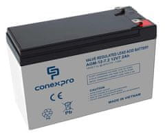 Baterie Conexpro AGM-12-7.2 VRLA AGM 12V/7,2Ah, F2