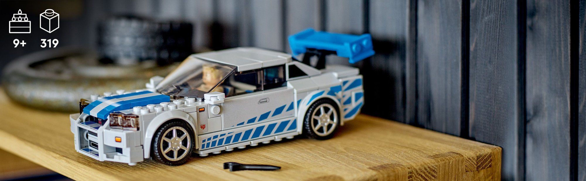 LEGO Speed Champions 76917 2 Fast 2 Furious Nissan Skyline GT-R (R34)