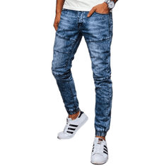 Dstreet Pánské kalhoty džínové Y8 tmavě modré ux3946 s32