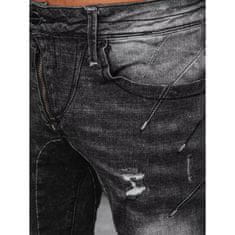 Dstreet Pánské kalhoty džínové Y10 černé ux3950 s29