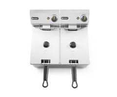 Hendi Fritéza Kitchen Line - 2x4L Kitchen Line 8L 230V/6000W 470x380x(H)330mm - 205846