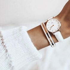 Daniel Wellington Elegantní pevný bronzový náramek Emalie Elan DW0040000 (Rozměr M: 16,6 cm)