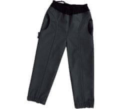 ROCKINO Dětské softshellové kalhoty vel. 110,116,122 vzor 8860 - šedé žíhané, velikost 122