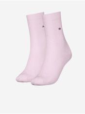 Tommy Hilfiger Sada dvou párů dámských ponožek ve světle růžové barvě Tommy Hilfiger Underwear 39-42