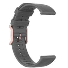 BStrap Silicone Rain řemínek na Garmin Venu 2 Plus, dark gray