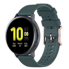 BStrap Silicone Rain řemínek na Garmin Venu 2 Plus, dark green