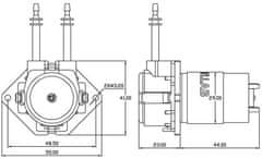 HADEX Peristaltické čerpadlo INTLLAB DP-DIY 12VDC, 5-40ml/min