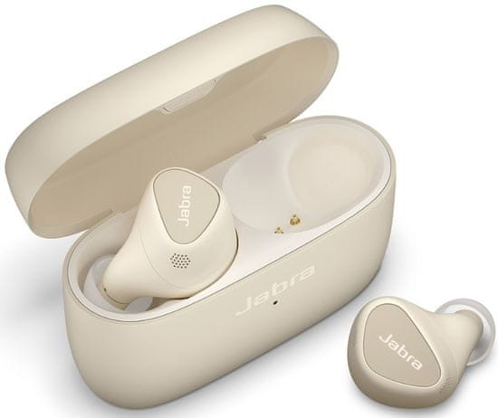 Jabra Elite 5, zlatobéžová